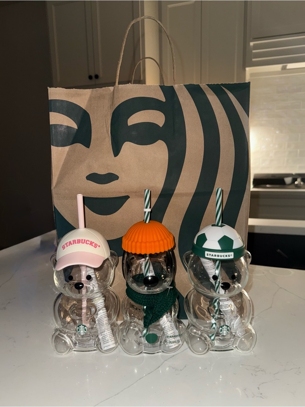 starbucks glass cup bundle